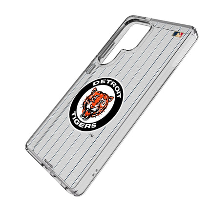 Detroit Tigers 1961-1963 - Cooperstown Collection Pinstripe Clear Phone Case for Samsung Galaxy