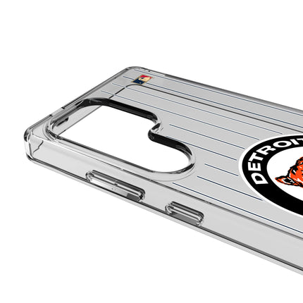 Detroit Tigers 1961-1963 - Cooperstown Collection Pinstripe Clear Phone Case for Samsung Galaxy