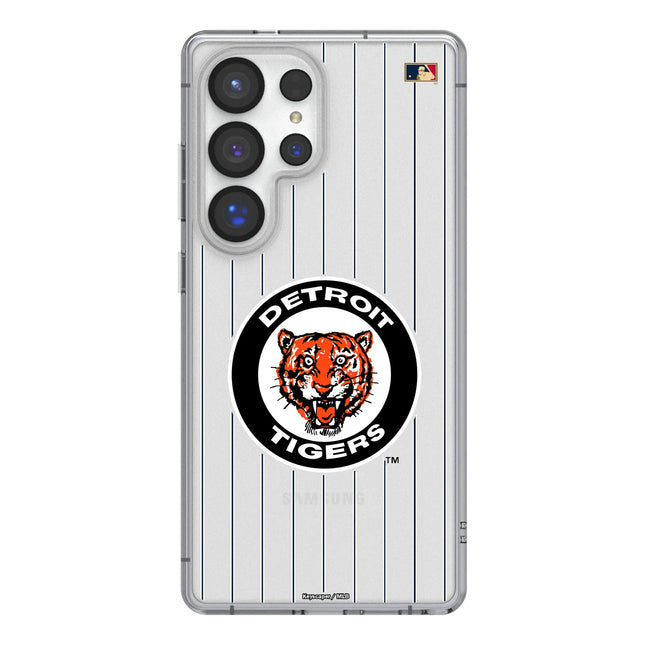 Detroit Tigers 1961-1963 - Cooperstown Collection Pinstripe Clear Phone Case for Samsung Galaxy