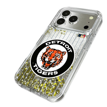 Detroit Tigers 1961-1963 - Cooperstown Collection Pinstripe Glitter Phone Case for Apple iPhone