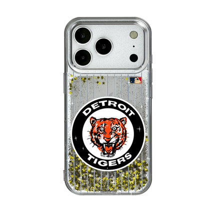 Detroit Tigers 1961-1963 - Cooperstown Collection Pinstripe Glitter Phone Case for Apple iPhone