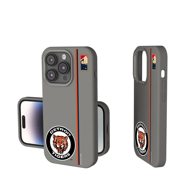 Detroit Tigers 1961-1963 - Cooperstown Collection Sidebar Soft Touch Phone Case for Apple iPhone