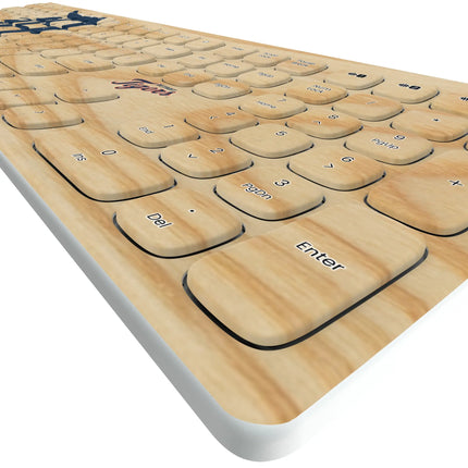 Detroit Tigers Baseball Bat Curved Wireless Keyboard