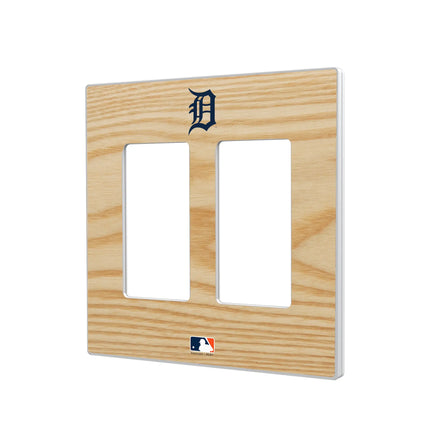 Detroit Tigers Baseball Bat Hidden-Screw Light Switch Plate