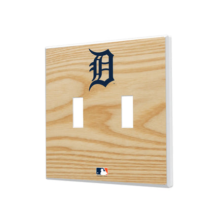 Detroit Tigers Baseball Bat Hidden-Screw Light Switch Plate