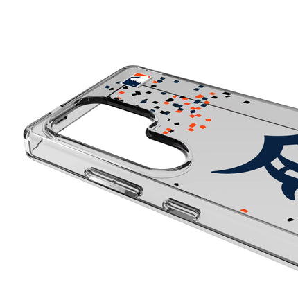 Detroit Tigers Confetti Clear Phone Case for Samsung Galaxy