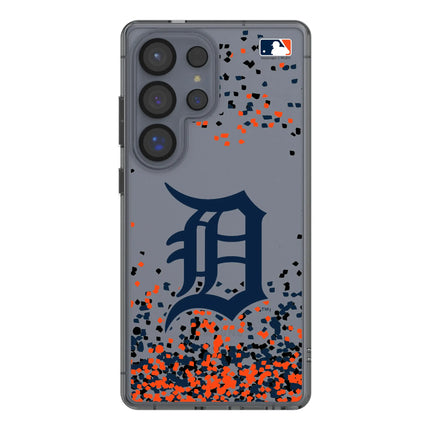 Detroit Tigers Confetti Clear Phone Case for Samsung Galaxy