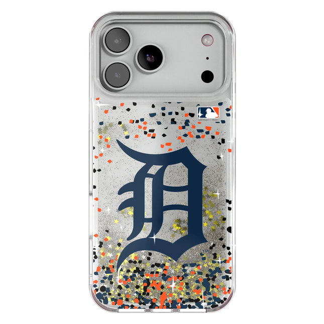 Detroit Tigers Confetti Glitter Phone Case for Apple iPhone