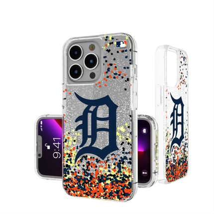 Detroit Tigers Confetti Glitter Phone Case for Apple iPhone