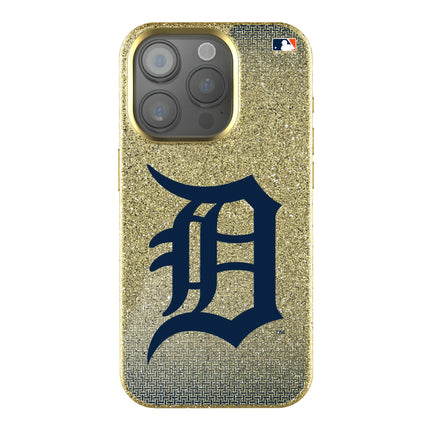 Detroit Tigers Linen Bling Phone Case for Apple iPhone