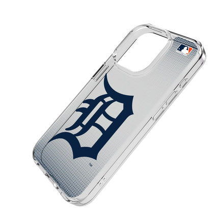 Detroit Tigers Linen Clear Phone Case for Apple iPhone