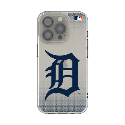 Detroit Tigers Linen Clear Phone Case for Apple iPhone
