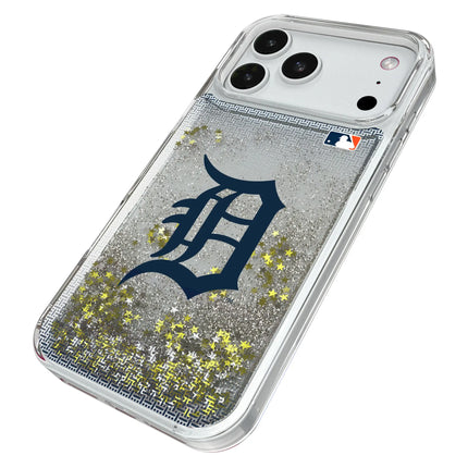 Detroit Tigers Linen Glitter Phone Case for Apple iPhone