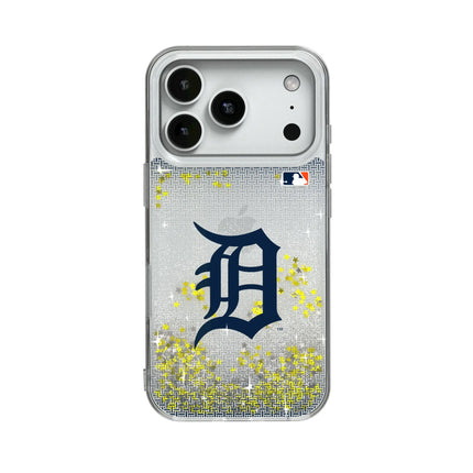 Detroit Tigers Linen Glitter Phone Case for Apple iPhone