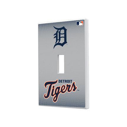 Detroit Tigers Linen Hidden-Screw Light Switch Plate