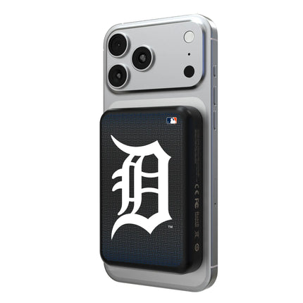 Detroit Tigers Linen Wireless Mag Power Bank