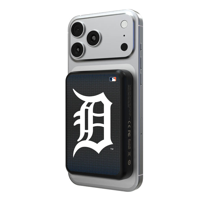 Detroit Tigers Linen Wireless Mag Power Bank