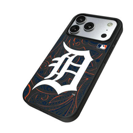 Detroit Tigers Paisley MagSafe Compatible Phone Case for Apple iPhone