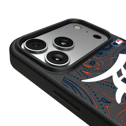 Detroit Tigers Paisley MagSafe Compatible Phone Case for Apple iPhone