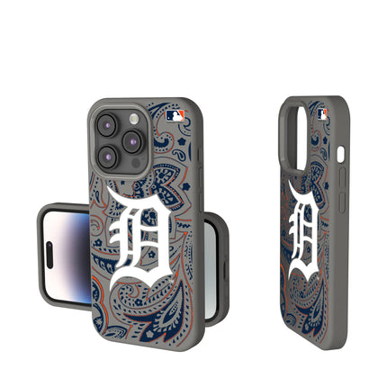 Detroit Tigers Paisley Soft Touch Phone Case for Apple iPhone