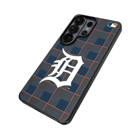 Detroit Tigers Plaid MagSafe Compatible Phone Case for Samsung Galaxy