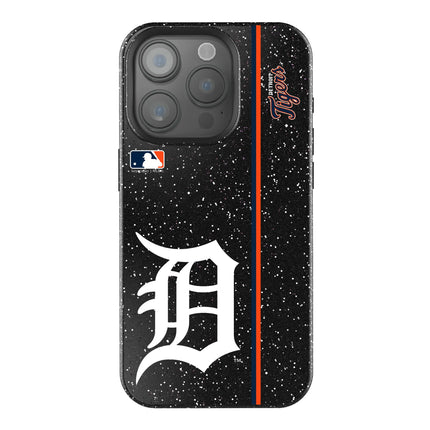 Detroit Tigers Sidebar Black Bling Phone Case for Apple iPhone