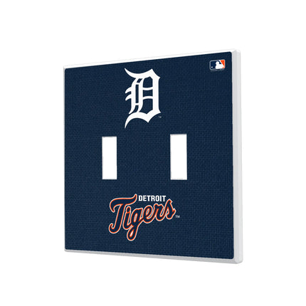 Detroit Tigers Solid Hidden-Screw Light Switch Plate