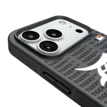 Detroit Tigers Text Backdrop Bump Phone Case for Apple iPhone