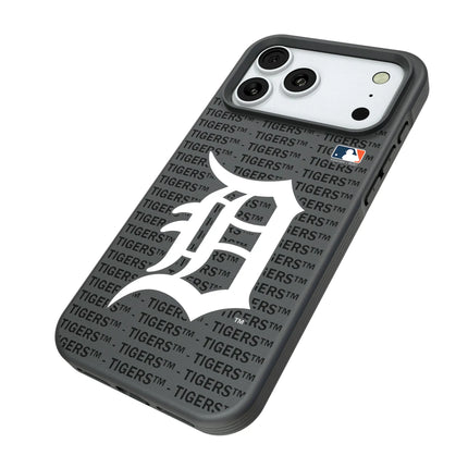 Detroit Tigers Text Backdrop Bump Phone Case for Apple iPhone