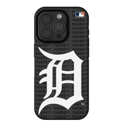 Detroit Tigers Text Backdrop Bump Phone Case for Apple iPhone