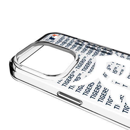 Detroit Tigers Text Backdrop Clear Phone Case for Apple iPhone