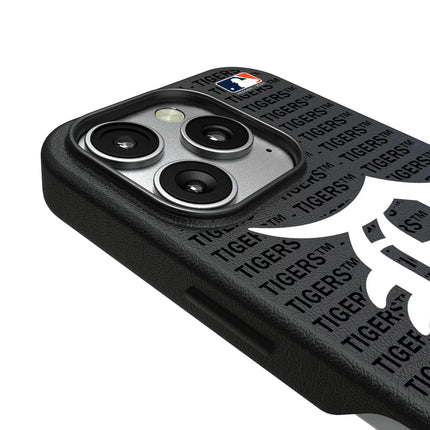 Detroit Tigers Text Backdrop MagSafe Compatible Phone Case for Apple iPhone