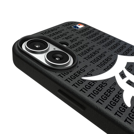 Detroit Tigers Text Backdrop MagSafe Compatible Phone Case for Apple iPhone