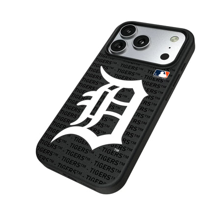 Detroit Tigers Text Backdrop MagSafe Compatible Phone Case for Apple iPhone