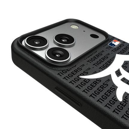 Detroit Tigers Text Backdrop MagSafe Compatible Phone Case for Apple iPhone