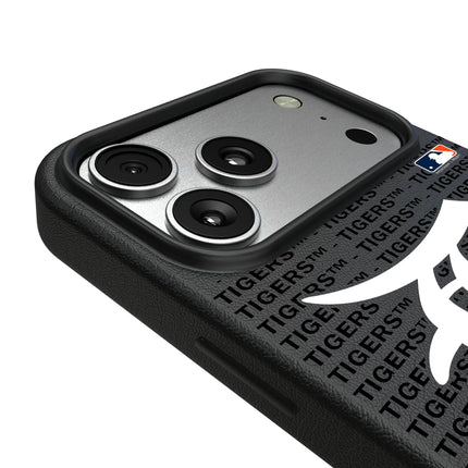 Detroit Tigers Text Backdrop MagSafe Compatible Phone Case for Apple iPhone