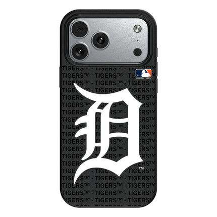 Detroit Tigers Text Backdrop MagSafe Compatible Phone Case for Apple iPhone