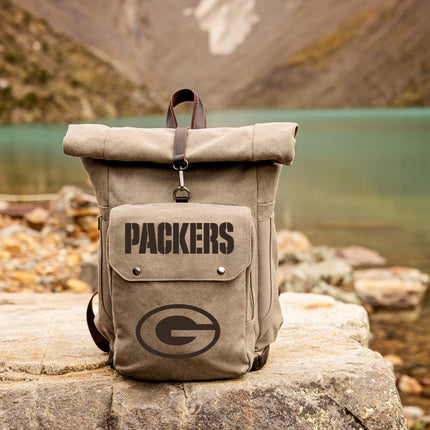 Green Bay Packers - Carmel Roll Top Picnic Backpack Cooler