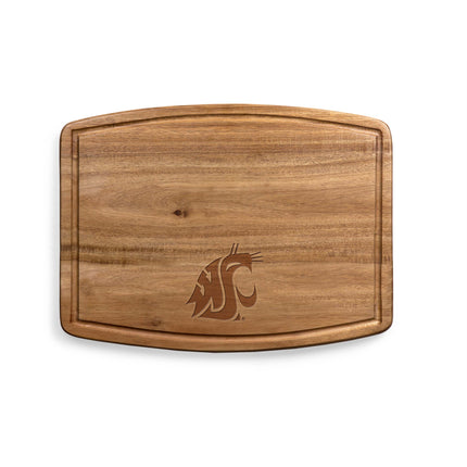 Washington State Cougars - Ovale Acacia Cutting Board