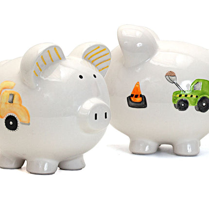 Digger Truck Large Piggy Bank
