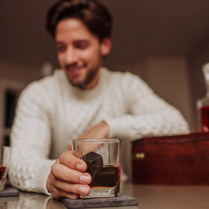 Whiskey Box Gift Set with Decanter
