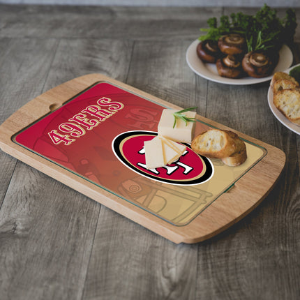 San Francisco 49ers - Billboard Glass Top Serving Tray