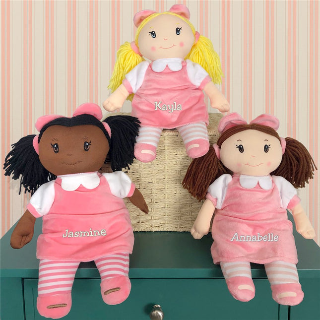 Personalized Little Darlings Plush Dolly