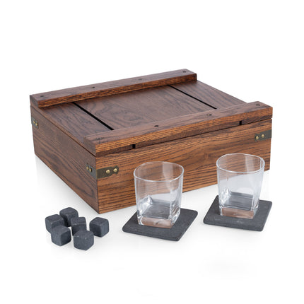 New York Jets Whiskey Box Gift Set