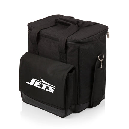 New York Jets - Cellar 6-Bottle Wine Carrier & Cooler Tote with Trolley