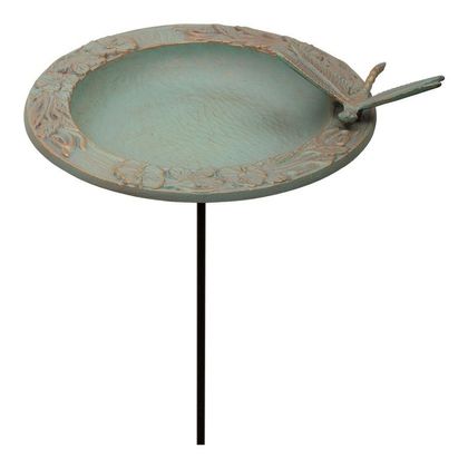 Dragonfly Garden Bird Feeder - Copper Verdigris