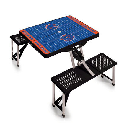 Boise State Broncos Football Field Picnic Table Folding Table Seats