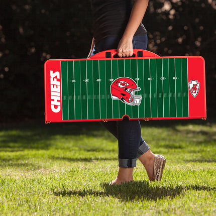 Kansas City Chiefs - Picnic Table Portable Folding Table with Seats