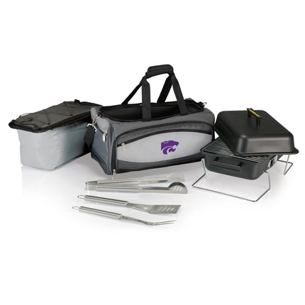Kansas State Wildcats Buccaneer Portable Charcoal Grill & Cooler Tote