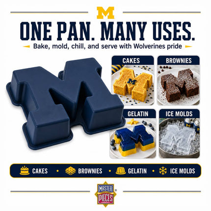Michigan Wolverines NCAA Cake Pan